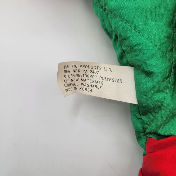 Lot of Vintage Christmas Decor Puffy Nylon Parachute Material - Santa & Reindeer - Picture 7 of 14